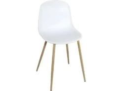 Lot De 2 Chaises De Cuisine Design YENI (blanc) -Meubles Soldes Boutique chaise 9525305