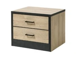 ELEOS - Chambre 140x190cm Avec Commode 3 Tiroirs 9 ELEOS - Chambre 140x190cm Avec Commode 3 Tiroirs -Meubles Soldes Boutique chambre complete 10152147