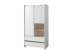 BODHI WHITE - Lit 90x200cm + Chevet + Armoire 2P + Pack Bureau 10 BODHI WHITE - Lit 90x200cm + Chevet + Armoire 2P + Pack Bureau -Meubles Soldes Boutique chambre complete 10551037