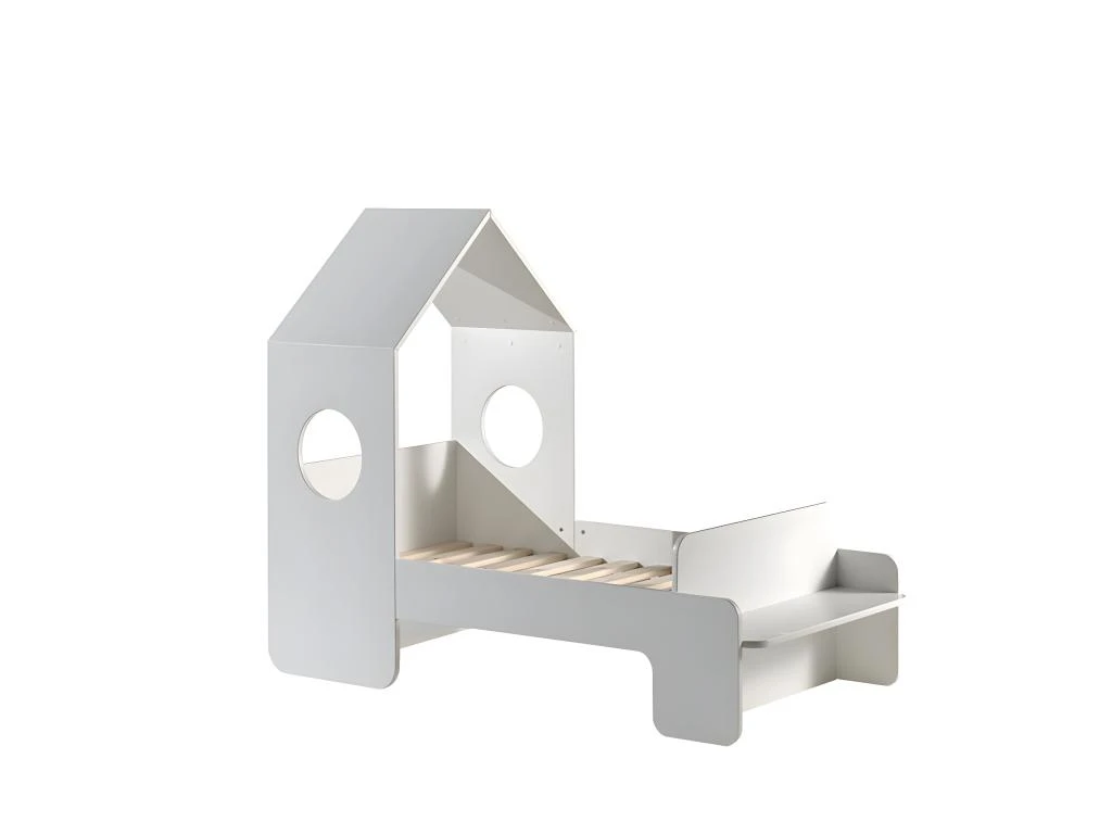 HAVRE - Pack Lit Cabane Junior 70x140cm + Armoire Vert Menthe 4 HAVRE - Pack Lit Cabane Junior 70x140cm + Armoire Vert Menthe â Image 2