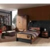 TCHAD - Chambre 90x200cm + Armoire 3P + Pack Bureau -Meubles Soldes Boutique chambre complete 10686361