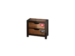 TCHAD - Chambre 90x200cm + Armoire 2P + Pack Bureau -Meubles Soldes Boutique chambre complete 10686395