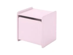 Lit 90x200 - Chevet 1 Porte Et Coffre à Jouets Kiddy - Vieux Rose 9 Lit 90x200 - Chevet 1 Porte Et Coffre à Jouets Kiddy - Vieux Rose -Meubles Soldes Boutique chambre complete 13477183