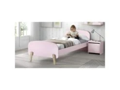Lit 90x200 - Chevet 1 Porte Et Coffre à Jouets Kiddy - Vieux Rose 11 Lit 90x200 - Chevet 1 Porte Et Coffre à Jouets Kiddy - Vieux Rose -Meubles Soldes Boutique chambre complete 13477187