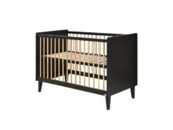 Lit Bébé 60x120 Et Commode 3 Tiroirs Xem Noir Et Bois 8 Lit Bébé 60x120 Et Commode 3 Tiroirs Xem Noir Et Bois -Meubles Soldes Boutique chambre complete 13901919