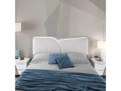 Chambre Complète 160x200 Chêne Gris/Blanc - PARILI -Meubles Soldes Boutique chambre complete 19826495