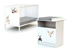 WEBABY - Duo Lit Bébé Et Meuble