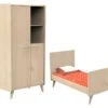 Lit Bébé évolutif Et Armoire 2 Portes Arty Bois 1 Lit Bébé évolutif Et Armoire 2 Portes Arty Bois -Meubles Soldes Boutique chambre complete 9812913