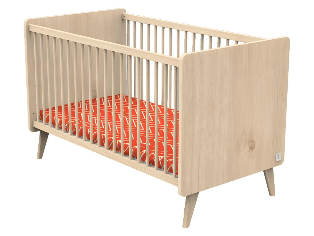 Lit Bébé évolutif Et Armoire 2 Portes Arty Bois 6 Lit Bébé évolutif Et Armoire 2 Portes Arty Bois – Image 4