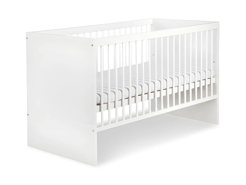 Chambre Complète Lit Bébé évolutif - Commode à Langer - Armoire 3 Portes LittleSky By Klups Dalia - Blanc 6 Chambre Complète Lit Bébé évolutif - Commode à Langer - Armoire 3 Portes LittleSky By Klups Dalia - Blanc – Image 4