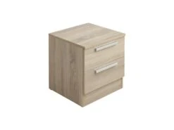 Table De Chevet - 2 Tiroirs - Chêne - MATHIAS -Meubles Soldes Boutique chevet 237095