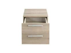 Table De Chevet - 2 Tiroirs - Chêne - MATHIAS -Meubles Soldes Boutique chevet 237103