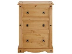 Commode SALSA Chiffonnier En Bois Style Mexicain Avec 2 Petits Et 1 Grand Tiroir, En Pin Massif Finition Teintée/cirée 9 Commode SALSA Chiffonnier En Bois Style Mexicain Avec 2 Petits Et 1 Grand Tiroir, En Pin Massif Finition Teintée/cirée -Meubles Soldes Boutique commode 12850255