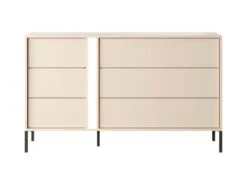 Commode 6 Tiroirs - Avec LEDs - Beige - ELYNIA 11 Commode 6 Tiroirs - Avec LEDs - Beige - ELYNIA -Meubles Soldes Boutique commode 13618799