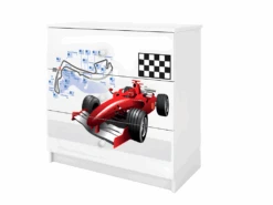 Commode Enfant F1 - 3 Tiroirs Enfant 80 X 80 X 40 Cm - Blanc -Meubles Soldes Boutique commode 17565685