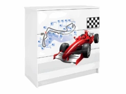 Commode Enfant F1 - 3 Tiroirs Enfant 80 X 80 X 40 Cm - Blanc -Meubles Soldes Boutique commode 17565687