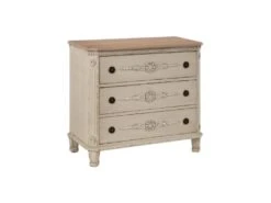 Commode 3 Tiroirs Bois - LIBESI