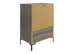 Commode En Panneaux De Particules Stratifiés Chêne Patiné -Meubles Soldes Boutique commode 21579579