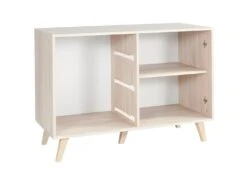 Commode 1 Porte Et 3 Tiroirs De La Collection MALMO. Meuble Design Type SCANDINAVE.