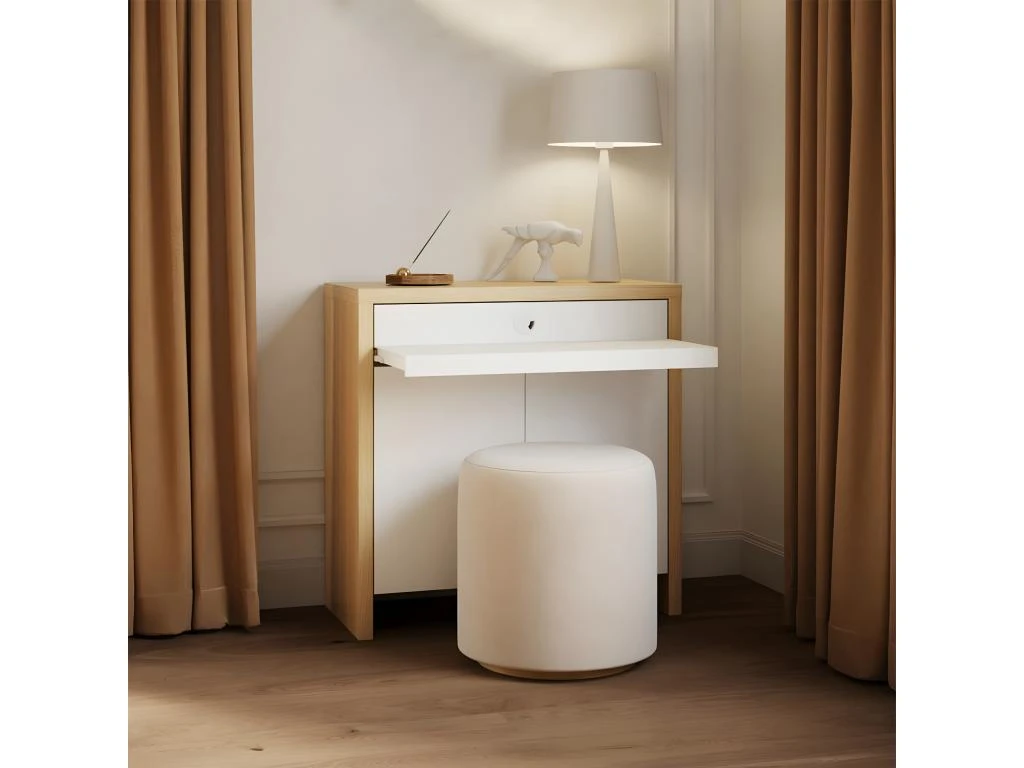 Bureau OLIVAL - Chêne Clair Et Blanc - TEMAHOME 4 Bureau OLIVAL - Chêne Clair Et Blanc - TEMAHOME – Image 2