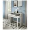 Bureau Console Extensible 2 Tiroirs L100 Cm -Meubles Soldes Boutique console 14655901