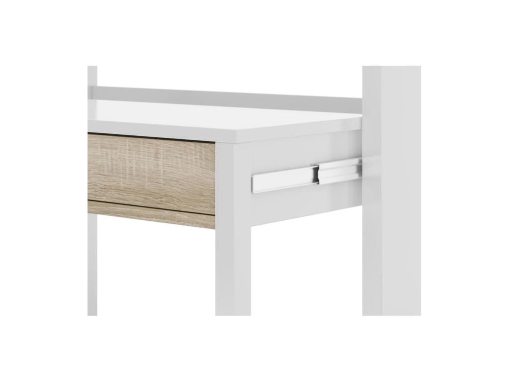 Bureau Console Extensible 2 Tiroirs Consola - L100 Cm 6 Bureau Console Extensible 2 Tiroirs Consola - L100 Cm – Image 4