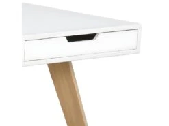 Estelle Bureau Avec 3 Tiroirs, Blanc. -Meubles Soldes Boutique console 22048377