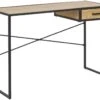 Sea Bureau 1 Tiroir, Chêne, Noir. -Meubles Soldes Boutique console 22048423
