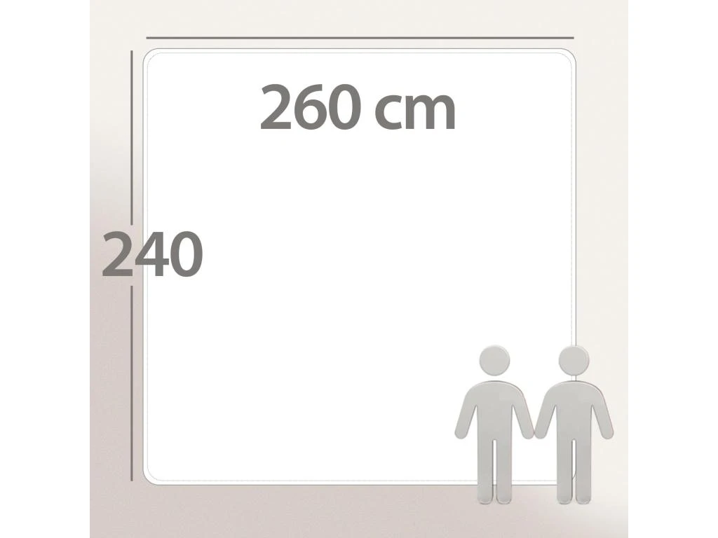 Couette 260x240 Cm 4 Saisons ELSA Garnissage Fibre Polyester 200+300 = 500 G/m2 8 Couette 260x240 Cm 4 Saisons ELSA Garnissage Fibre Polyester 200+300 = 500 G/m2 – Image 6