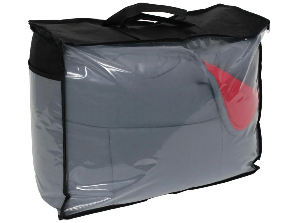 Couette été 240x220 Cm COCOON BICOLORE Gris/Rouge Garnissage Fibre Polyester 200 G/m2 7 Couette été 240x220 Cm COCOON BICOLORE Gris/Rouge Garnissage Fibre Polyester 200 G/m2 – Image 5