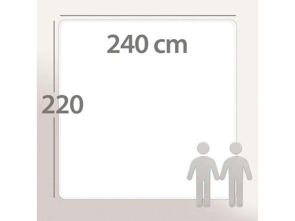 Couette été 240x220 Cm COCOON BICOLORE Gris/Rouge Garnissage Fibre Polyester 200 G/m2 8 Couette été 240x220 Cm COCOON BICOLORE Gris/Rouge Garnissage Fibre Polyester 200 G/m2 – Image 6