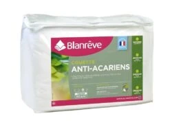 BLANREVE Couette Chaude Percale - Anti-acariens - 350g/m2 - 240x260cm