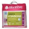 BLANREVE Couette 4 Saisons - 140 X 200 Cm - Blanc -Meubles Soldes Boutique couette 11593029