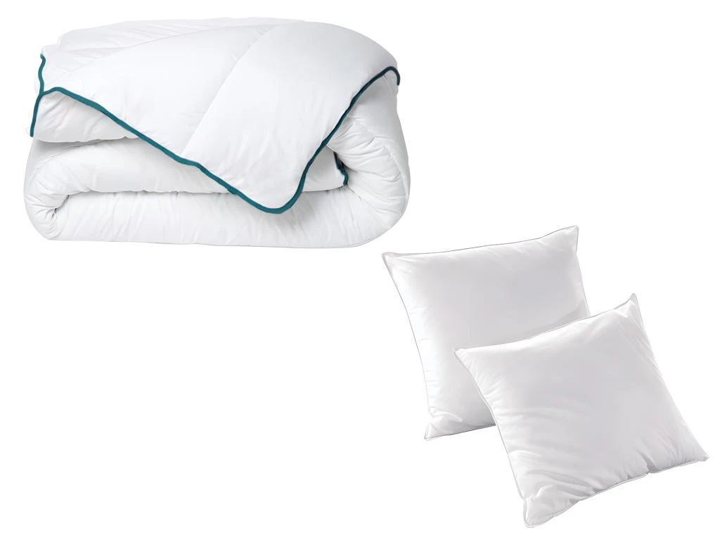 Pack Couette Chaude 240 X 260 Cm + 2 Oreillers 60 X 60 Cm Recyclés De DREAMEA - ROSA 3 Pack Couette Chaude 240 X 260 Cm + 2 Oreillers 60 X 60 Cm Recyclés De DREAMEA - ROSA