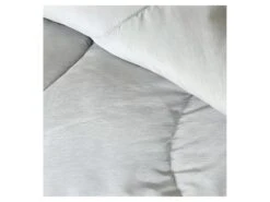 ABEIL Couette Temperee BICOLORE 240x260cm - Blanc + Gris Chine -Meubles Soldes Boutique couette 8895599