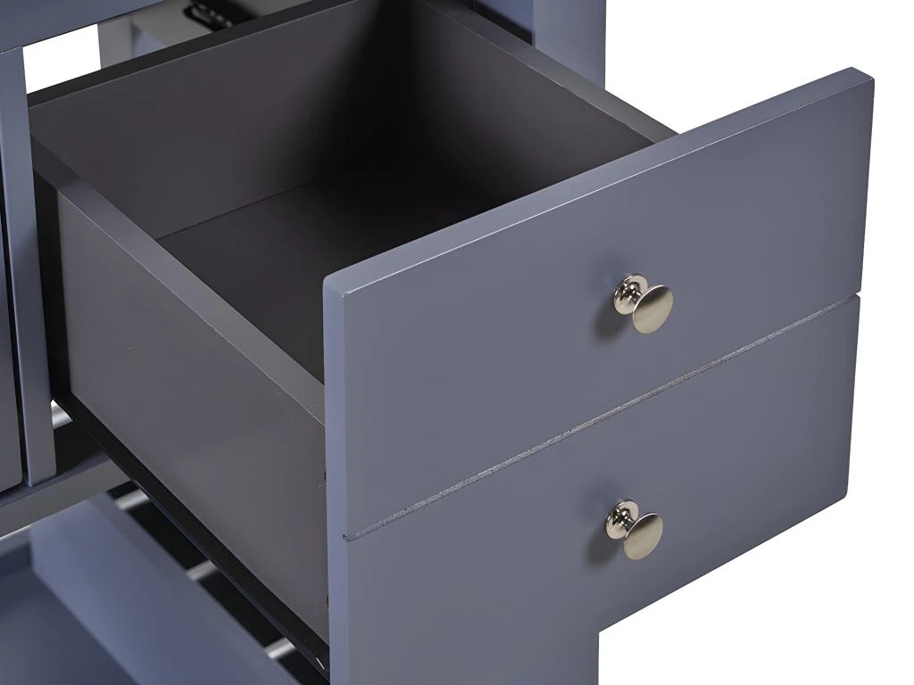 Desserte De Cuisine à Roulettes AROMATA- 5 Tiroirs - Hévéa 9 Desserte De Cuisine à Roulettes AROMATA- 5 Tiroirs - Hévéa – Image 7