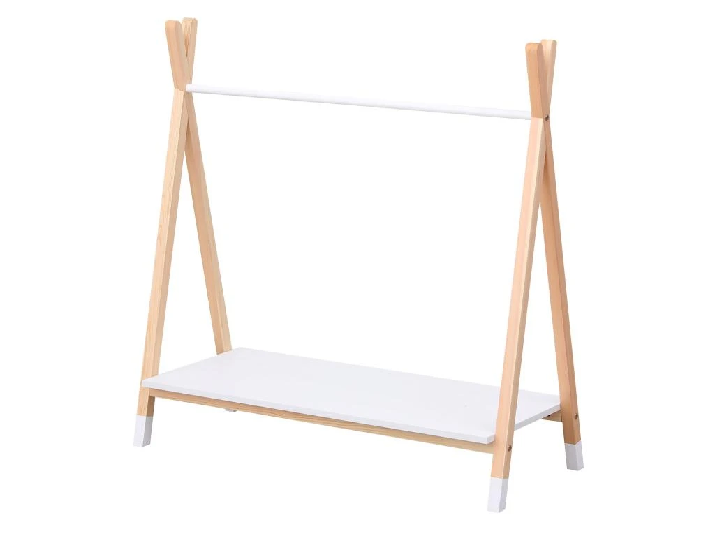 Penderie Pour Enfant Bois Et Blanche LOU - HAPPY GARDEN 4 Penderie Pour Enfant Bois Et Blanche LOU - HAPPY GARDEN – Image 2