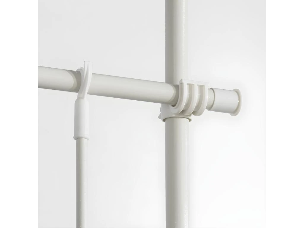 Télescopique Garde-robe Système Herkule, 2 Barres Portant De Vêtement, Frg109-w 10 Télescopique Garde-robe Système Herkule, 2 Barres Portant De Vêtement, Frg109-w – Image 8