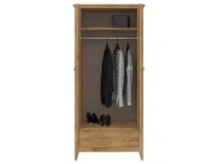 Alice Armoire Avec 2 Portes Et 1 Tiroir Teinté. -Meubles Soldes Boutique dressing et vestiaire 22039635