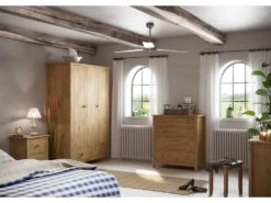 Alice Armoire Avec 2 Portes Et 1 Tiroir Teinté. -Meubles Soldes Boutique dressing et vestiaire 22039639