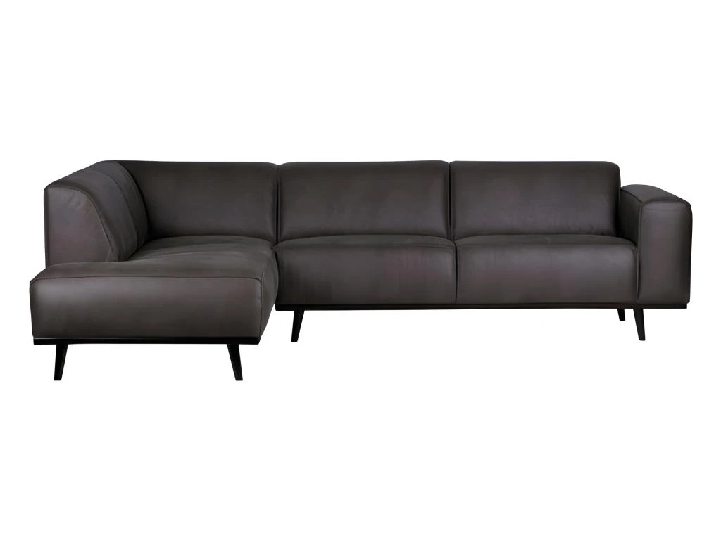 STATEMENT - Canapé D'angle Gauche 4 Places Eco Cuir Gris 3 STATEMENT - Canapé D'angle Gauche 4 Places Eco Cuir Gris