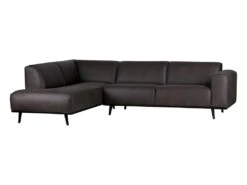 STATEMENT - Canapé D'angle Gauche 4 Places Eco Cuir Gris 11 STATEMENT - Canapé D'angle Gauche 4 Places Eco Cuir Gris -Meubles Soldes Boutique ensemble canape 13263041