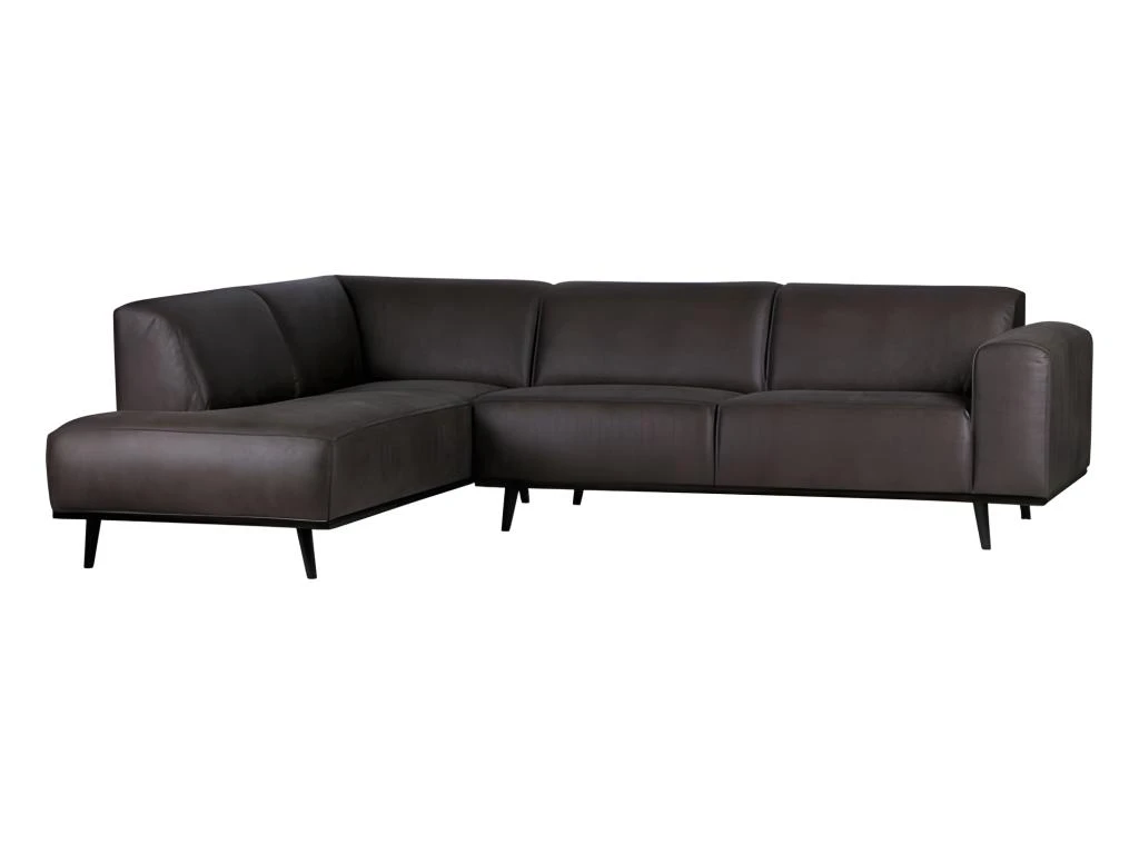 STATEMENT - Canapé D'angle Gauche 4 Places Eco Cuir Gris 6 STATEMENT - Canapé D'angle Gauche 4 Places Eco Cuir Gris – Image 4