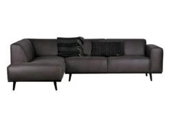 STATEMENT - Canapé D'angle Gauche 4 Places Eco Cuir Gris 12 STATEMENT - Canapé D'angle Gauche 4 Places Eco Cuir Gris -Meubles Soldes Boutique ensemble canape 13263043