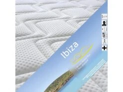 IBIZA - Pack Matelas + Tapissier 90x200 -Meubles Soldes Boutique ensemble matelas sommier 8993899