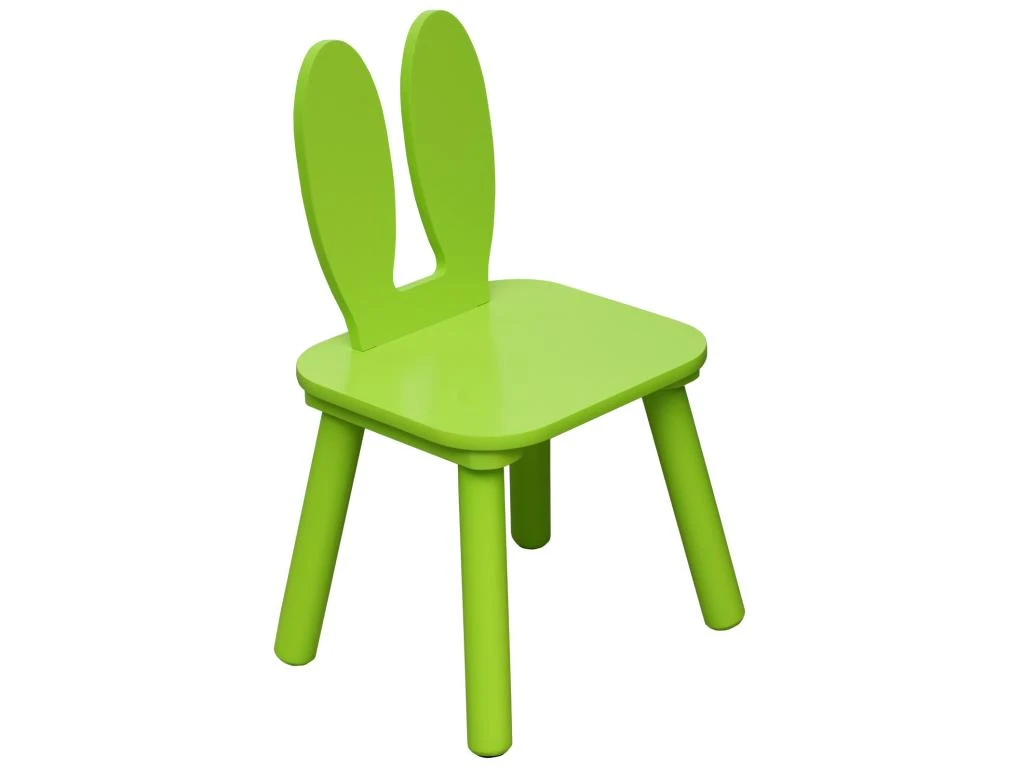Ensemble De Table Et 2 Chaises Pour Enfants En Bois Verte 7 Ensemble De Table Et 2 Chaises Pour Enfants En Bois Verte – Image 5
