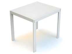 WEBABY - Table Enfant Blanc -Meubles Soldes Boutique ensemble table et chaise 8904793