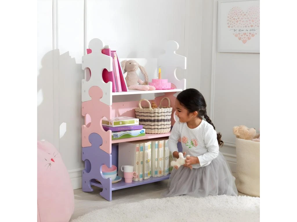 Etagère Enfant En Bois Puzzle 6 Etagère Enfant En Bois Puzzle – Image 4