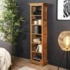 AYAN - Étagère Bibliothèque Marron 45 Cm Bois Teck -Meubles Soldes Boutique etagere 14652853