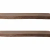 Étagère 2 Pièces En Bois En Couleur Marron 120 Cm 1 Étagère 2 Pièces En Bois En Couleur Marron 120 Cm -Meubles Soldes Boutique etagere 22183317